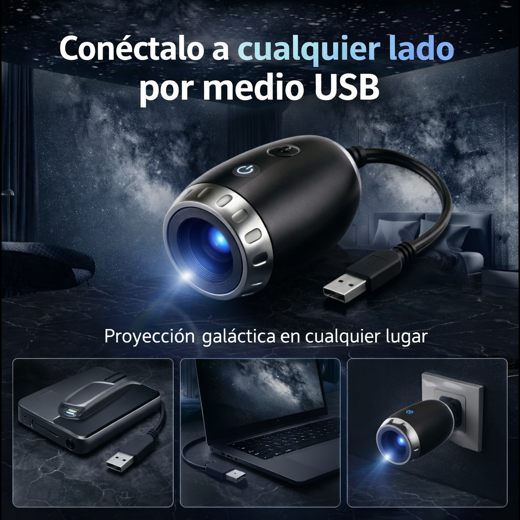 Mini Proyector Galaxia